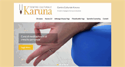 Desktop Screenshot of centrokaruna.it